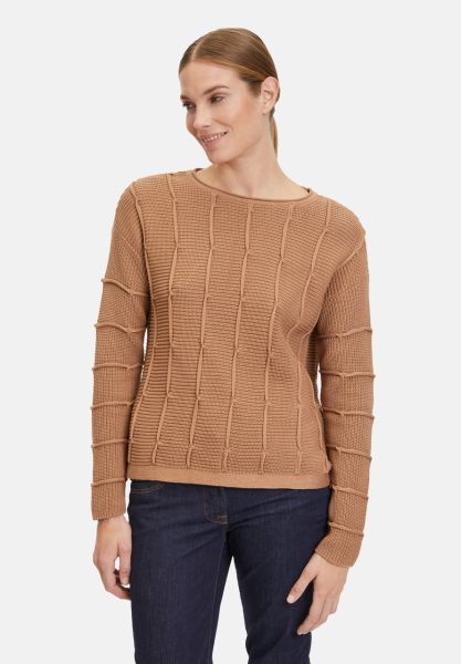 Betty Barclay Grobstrick-Pullover mit Strickdetails