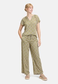 Cartoon Palazzo-Hose mit Gummizug