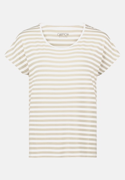 Cartoon Basic Shirt mit Rundhalsausschnitt