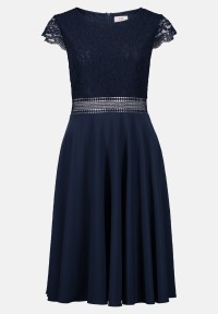 Vera Mont Abendkleid mit Spitze