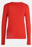 Cartoon Kaschmir-Pullover mit Rundhalsausschnitt