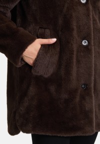 Betty Barclay Plüschjacke mit Kapuze