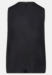 BETTY & CO Blusenshirt mit Webbesatz