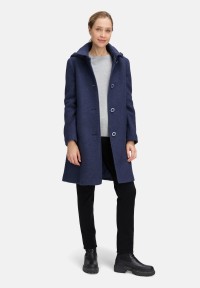 Betty Barclay Wollmantel mit abnehmbarer Kapuze