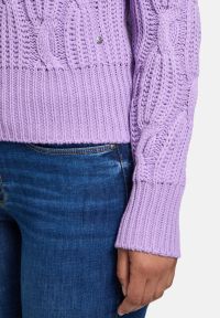 BETTY & CO Grobstrick-Pullover mit Stehkragen