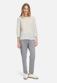 BETTY & CO Strukturshirt mit Rundhalsausschnitt