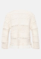 Cartoon Casual-Strickjacke mit Rundhalsausschnitt