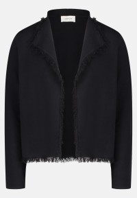 Cartoon Strick-Cardigan mit Fransen
