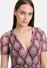 Cartoon Volantkleid mit Rüschen