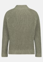 Cartoon Strickpullover mit Stehkragen