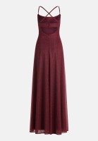 Vera Mont Abendkleid mit Wasserfallausschnitt
