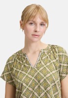 Cartoon Blusenshirt mit Muster