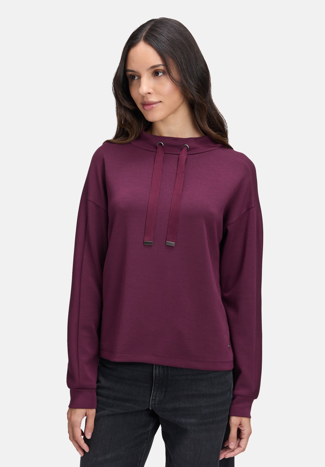 BETTY & CO Sweatshirt mit Stehkragen