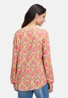 Cartoon Casual-Bluse mit Muster