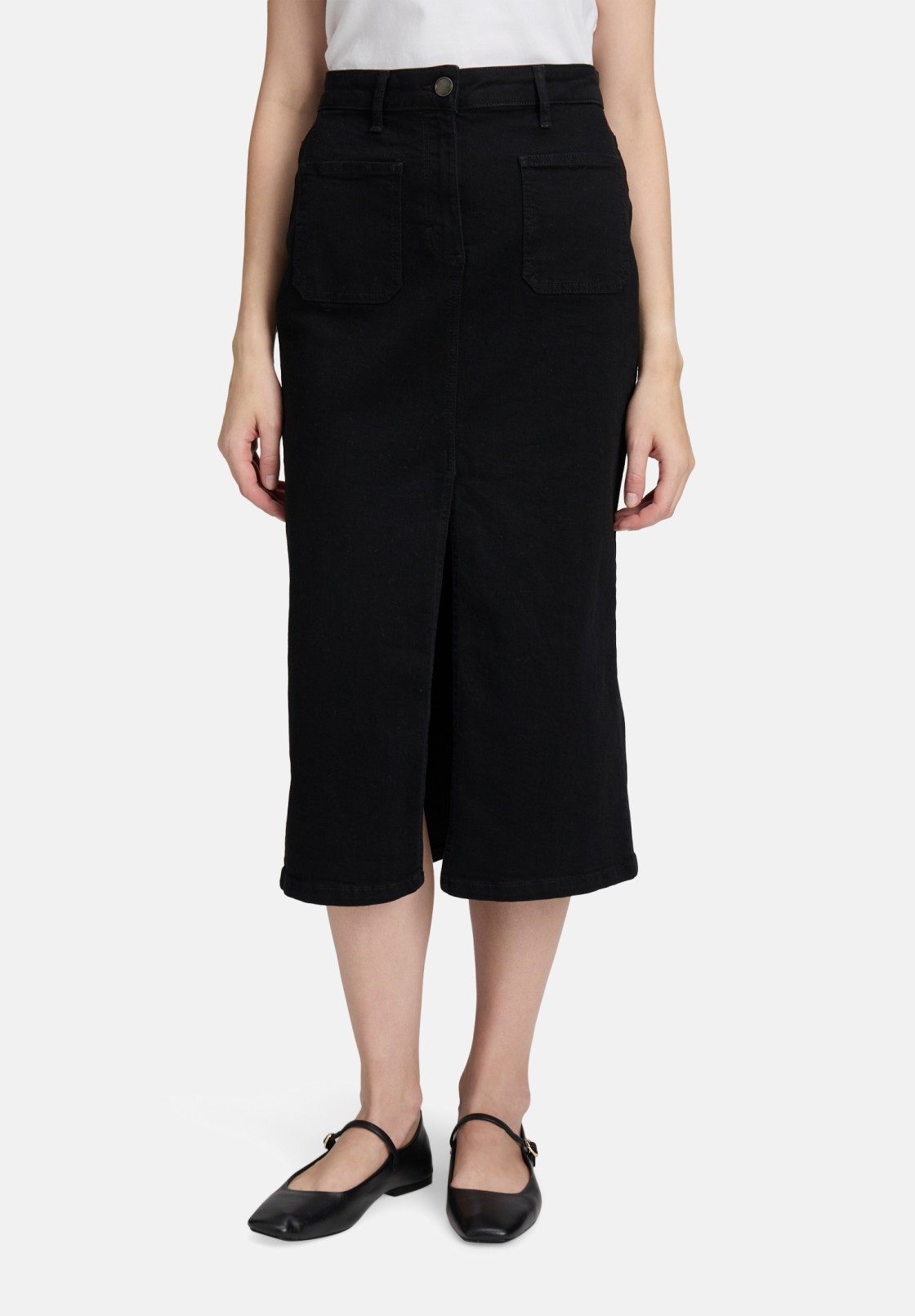 Betty Barclay Jeansrock mit aufgesetzten Taschen