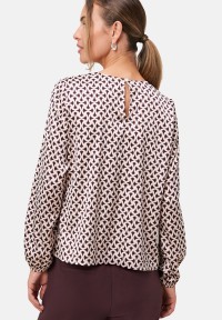 zero Satinbluse mit Druck | Betty Barclay