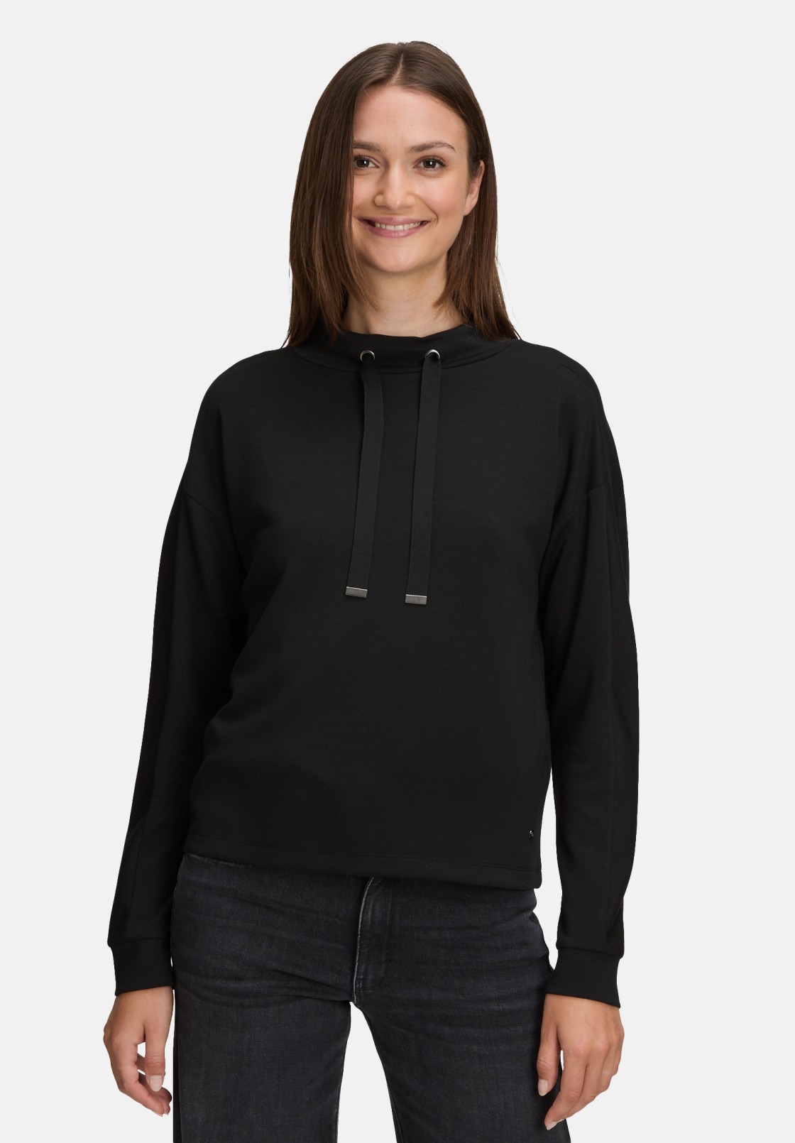 BETTY & CO Sweatshirt mit Stehkragen