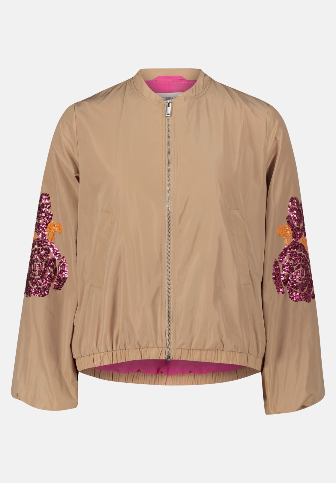 Cartoon Blouson mit Pailletten