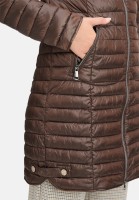 Cartoon Steppjacke mit Reißverschlusstaschen