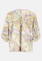 Cartoon Oversize-Bluse mit Muster