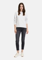BETTY & CO Sweatshirt mit U-Boot-Ausschnitt