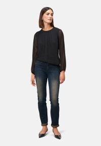 zero Blusenshirt mit transparenten Ärmeln | Betty Barclay