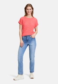 Betty Barclay Strukturshirt mit U-Boot-Ausschnitt