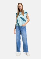 BETTY & CO Patchwork-Shirt mit Print
