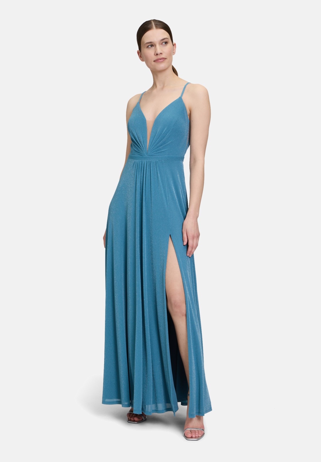 Vera Mont Abendkleid mit Lurexfaden