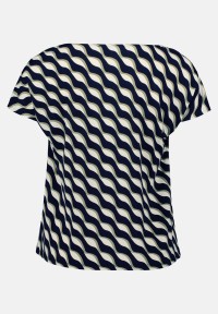 Betty Barclay Printshirt mit Wasserfallausschnitt