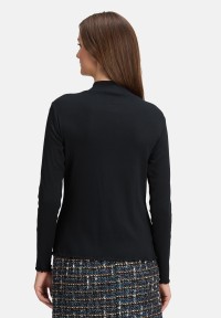 BETTY & CO Langarm-Shirt mit Rippenstruktur