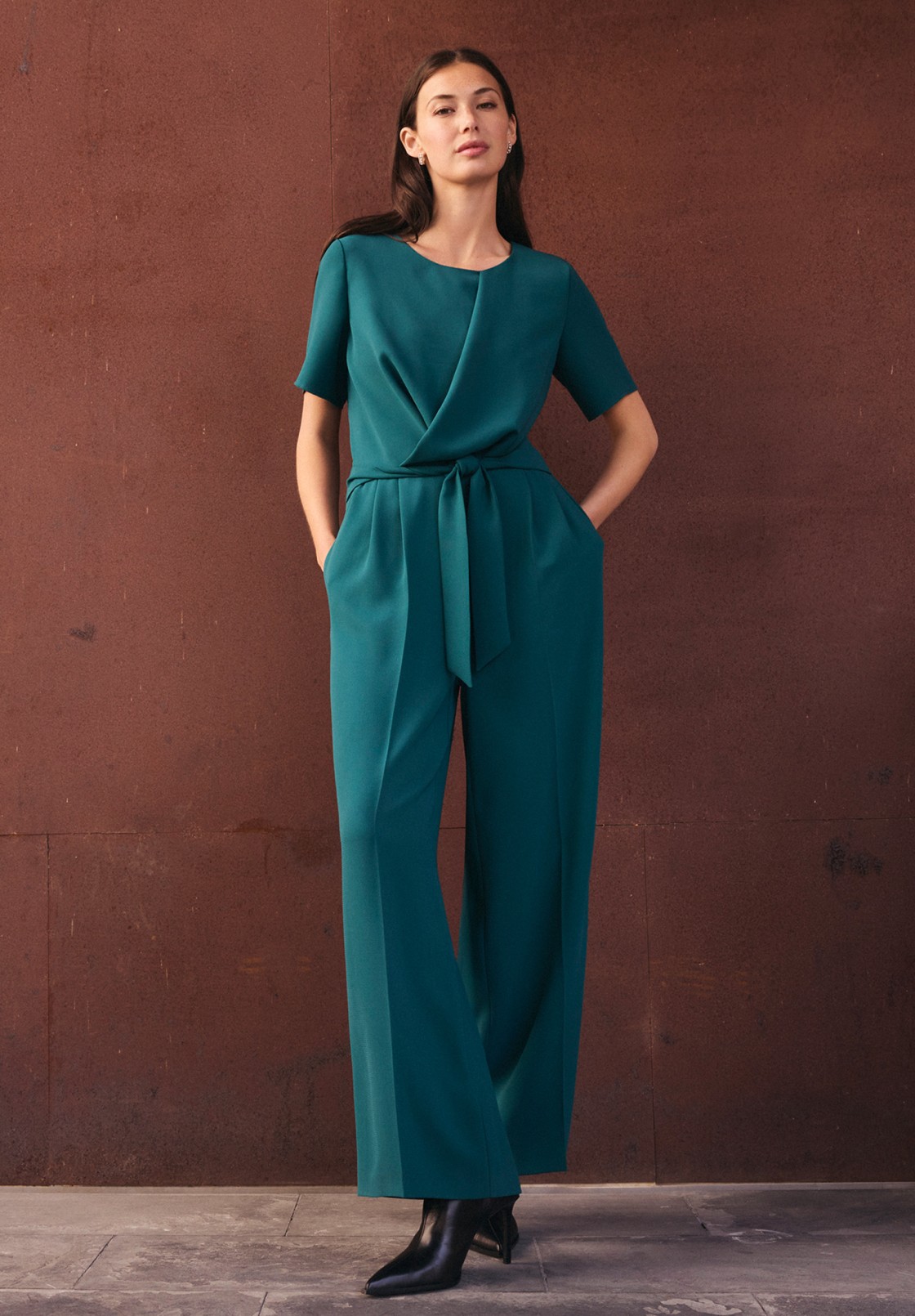 BETTY & CO Jumpsuit mit Bindegürtel