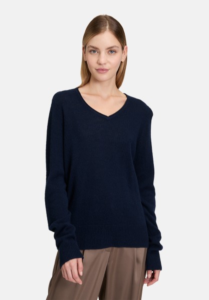 Betty Barclay Kaschmir-Pullover mit V-Ausschnitt