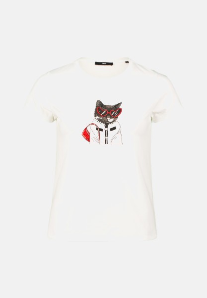 zero Jerseyshirt mit Ziersteinen | Betty Barclay