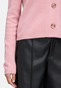 Cartoon Strick-Cardigan mit Reverskragen