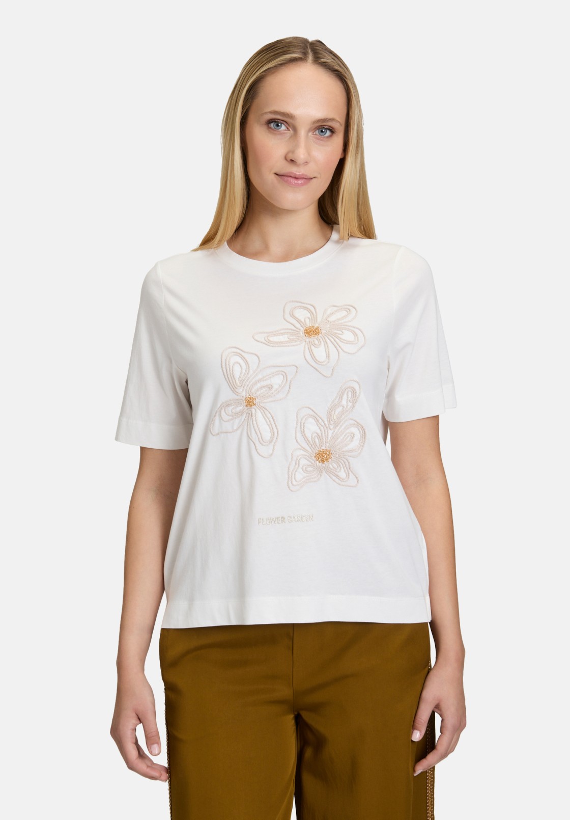 Cartoon Baumwollshirt mit Rundhalsausschnitt