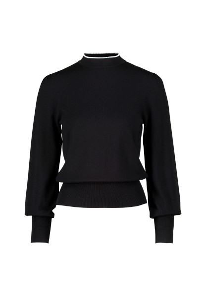 zero Pullover mit Kontrastpaspel | Betty Barclay