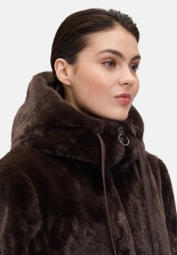 Betty Barclay Plüschjacke mit Kapuze