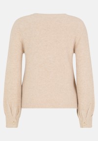 Cartoon Strickpullover mit Rundhalsausschnitt