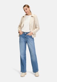 Cartoon Stretch-Jeans mit Eingrifftaschen