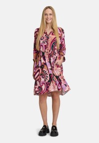 Cartoon Blusenkleid mit Taschen