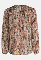 Cartoon Blusenshirt mit Muster