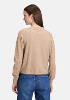 BETTY & CO Strick-Cardigan mit Reißverschluss