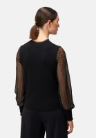 zero Pullover mit transparenten Ärmeln | Betty Barclay