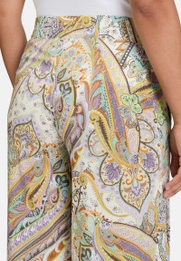 Cartoon Palazzo-Hose mit Gummizug