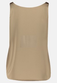 Vera Mont Satin-Bluse mit V-Ausschnitt