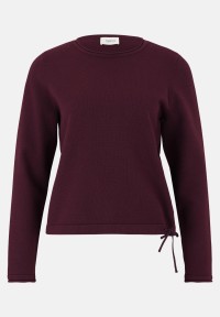 Cartoon Strickpullover mit Rundhalsausschnitt