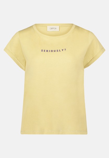 Cartoon Printshirt mit Rundhalsausschnitt