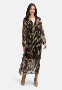 Cartoon Midikleid langarm