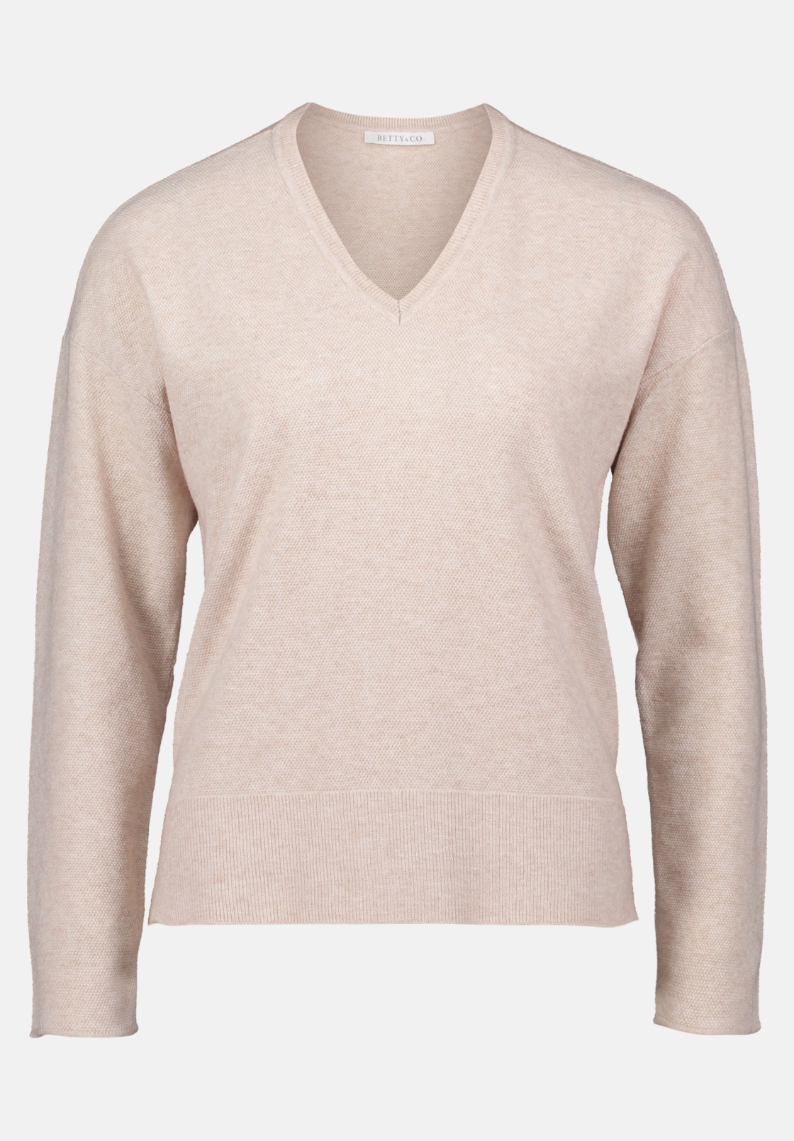 BETTY & CO Strickpullover mit V-Ausschnitt